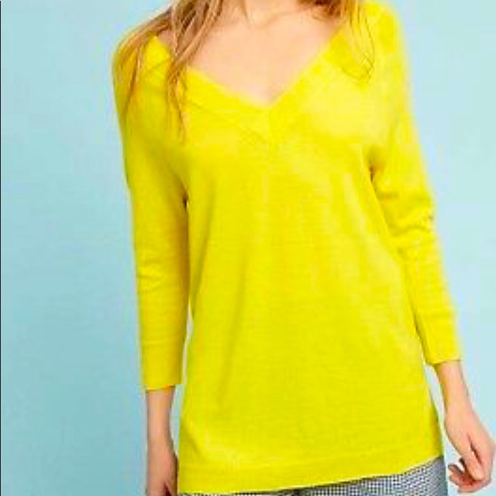Moth Anthropologie VNeck Sweater